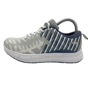 Xelero Shoes Womens 8.5 Grey Blue Striped Steadfast Performance Running Sneakers